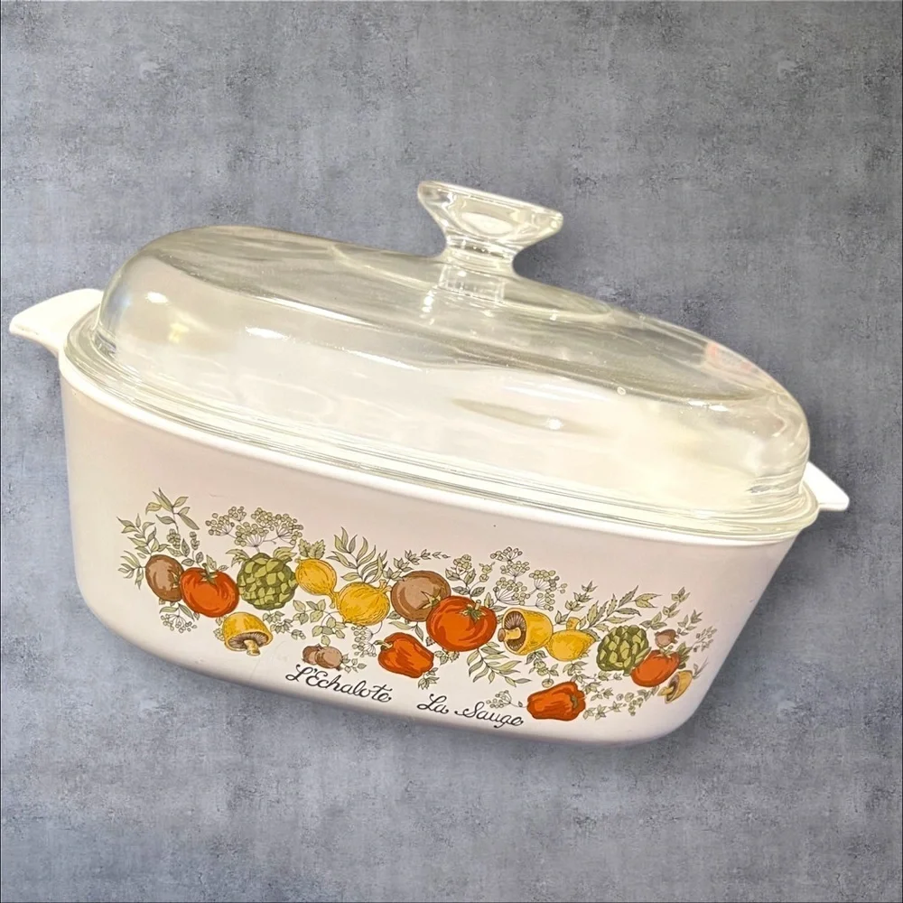 RARE SET Corningware ‘spice of life’ Bakeware Set‎